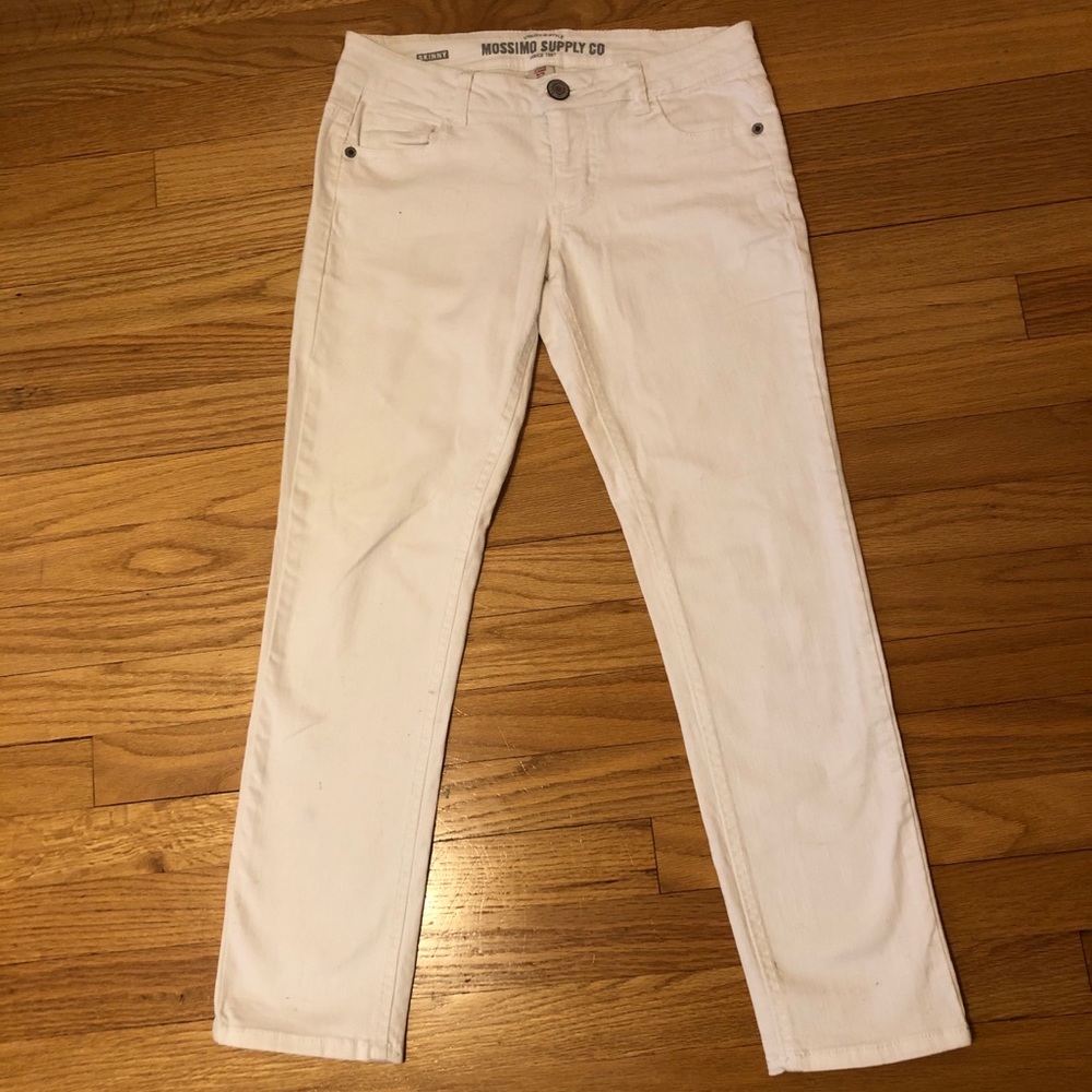 White Long Jeans